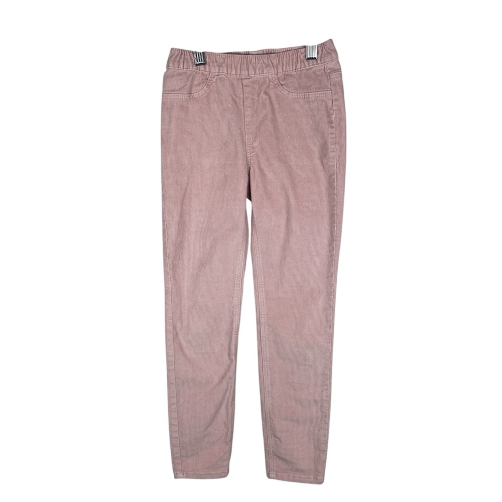 H&M Girls Soft Cotton Pink Corduroy Tregging Skinny Pants Size US 7 (7-8 yrs)